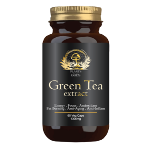 Green Tea Extract 650mg 60 Caps Bottle – Natural Antioxidant, Energy & Metabolism Support