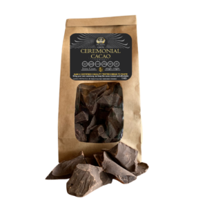 Organic Ceremonial Grade Cacao 500g Bag – Pure Premium Cacao for Ceremonies, Wellness & Mindfulness